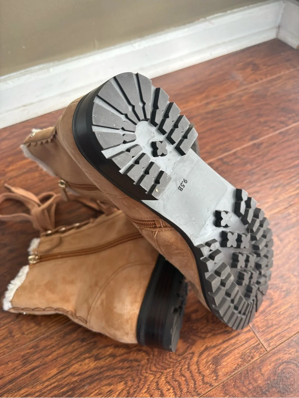 kate spade Tan Lace-Up Faux Suede Ankle Boots NEW 👢👢👢